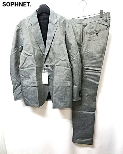 ¥154,000 新品【SOPHNET. 2BUTTON SUIT / Casa by Kvadrat SOPH-230000 GRAY ソフネット 2ボタン スーツ / ジャケット パンツ セットアップ グレー】 ¥154,000 新品【SOPHNET. 2BUTTON SUIT / Casa by Kvadrat SOPH-230000 GRAY ソフネット 2ボタン スーツ / ジャケット パンツ セットアップ グレー】