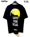 XXL【SAPEur LOVE FOR LOCALS TOKYO S/S TEE BLACK サプール Tシャツ ブラック ビッグサイズ】