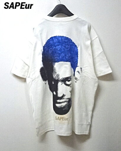 【SAPEur ISLAND HEAD S/S TEE White サプール Tシャツ アイランド ヘッド ロッドマン ホワイト】 【SAPEur ISLAND HEAD S/S TEE White サプール Tシャツ アイランド ヘッド ロッドマン ホワイト】