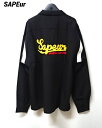 【SAPEur BOWLING SHIRT A0023-327 BLACK サプール ボーリング シャツ ブラック】(4)