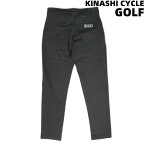 L【木梨サイクル レーヨンストレッチパンツ（GOLF) CHACOAL KINASHI CYCLE GOLF キナシサイクル ゴルフ チャコール 木梨憲武 ゴルフパンツ】