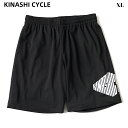 XL【木梨サイクル メッシュハーフパンツ kinashicycle キナシサイクル BLACK ブラック 木梨憲武 ショートパンツ ショーツ】