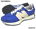 【new balance MS327VT D BLUE ニューバランス M327VT ヴィンテージ加工 ブルー スニーカー シューズ】