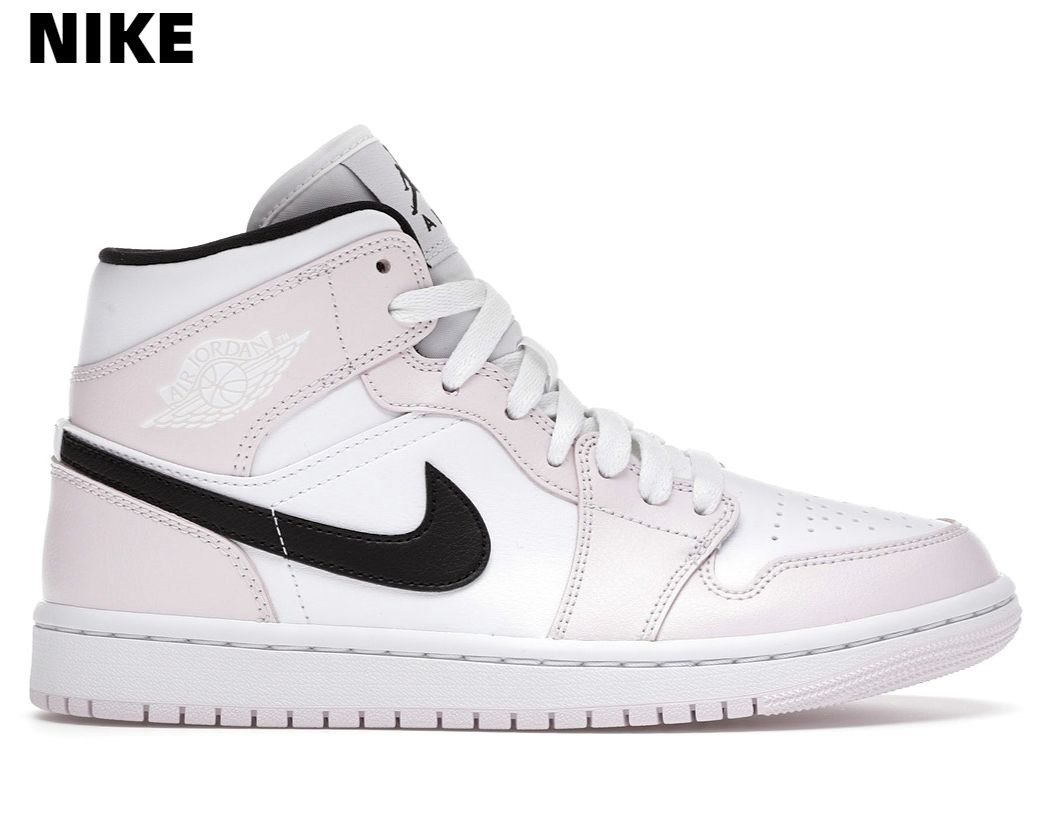 10(27cm)国内正規品【NIKE WMNS AIR JORDAN 1 MID LIGHT VIOLET/BLACK-WHITE BQ6472-500 ナイキ エアジョーダン 1 ミッド WOMENS ウィメンズ 希少メンズサイズ 2021】