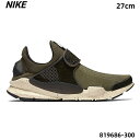 9(27cm)国内正規品【NIKE SOCK DART 819686-300 CARGO KHAKI/BLACK-RATTAN KHAKI CARGO/ROTI...
