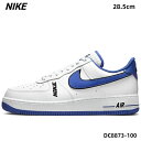 10.5(28.5cm)KiyNIKE AIR FORCE 1 '07 LV8 DC8873-100 WHITE/WHITE-BLACK-GAME ROYAL iCL GA tH[X 1zŷ݁z