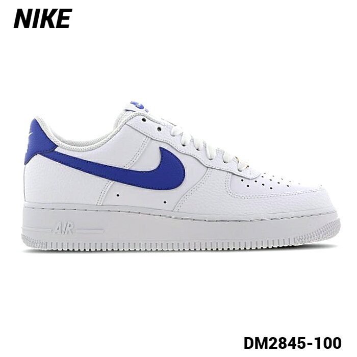 10 28cm 国内正規品【NIKE AIR FORCE 1 ’07 LOW DM2845-100 WHITE/GAME ROYAL-WHITE ナイキ エア フォース1 ロー ホワイト/ゲーム ロイヤル-ホワイト】