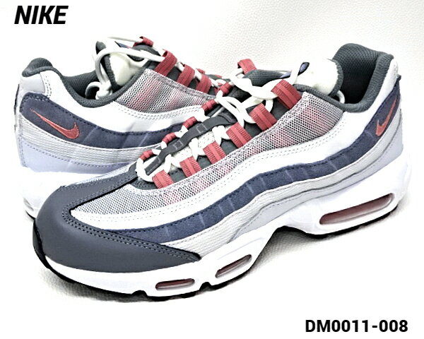 国内正規品【NIKE AIR MAX 95 DM0011-008 VAST GREY/RED STARDUST GRIS INFINI/ROUGE GRAIN ナイキ エア マックス 95 バストグレー/レッド スターダスト】