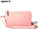 アニエスベー 財布 レディース 国内正規品【To b. by agnes b. WP60 POCHETTE PINK トゥービーバイアニエスベー マルチケース ピンク ウォレット パスポートケース】