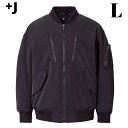 L【UNIQLO x JIL SANDER J Over Size Blouson Black ユニクロ x ジルサンダー J オーバーサイズブルゾン 黒 ブラック 2021ss】