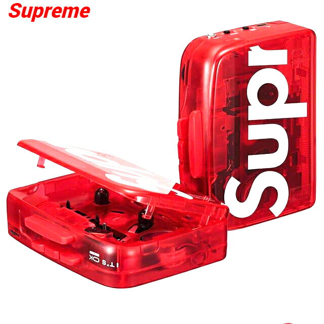 【Supreme IT'S OK TOO Cassette Player Red シ