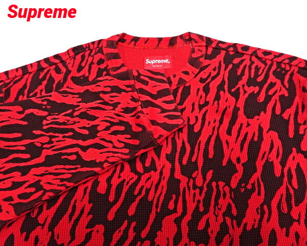 【Supreme Drip Thermal Black シュプリーム ドリップ サーマル 長袖Tシャツ サーマル カットソー ブラック】