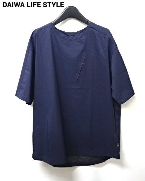 L【DAIWA LIFE STYLE CORDURA PACKABLE T-SHIRT DE-064-4123EX NAVY ダイワライフスタイル コーデュラ..