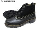 8 1/2 yN.HOOLYWOOD LEATHER BOOTS BLACK 122-SE02pieces ~X^[nEbh U[u[c AEghAu[c GknEbhz