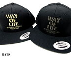 【RATS EMBROIDERY CAP "WAY OF LIFE" ラッツ エンブロイダリーキャップ 2024】