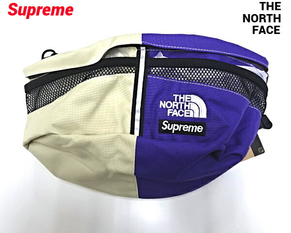 【Supreme × THE NORTH FACE Split Waist Bag Tan NM72400I 6L 2024ss シュプリーム x ザ ノース フェイス スプリット ウエストバッグ ウエストバック タン グラベルピークパープル】