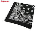 ySupreme Hav-a-Hank Bandana Black Vv[ nonN yCY[ o_i XJ[t ubNz