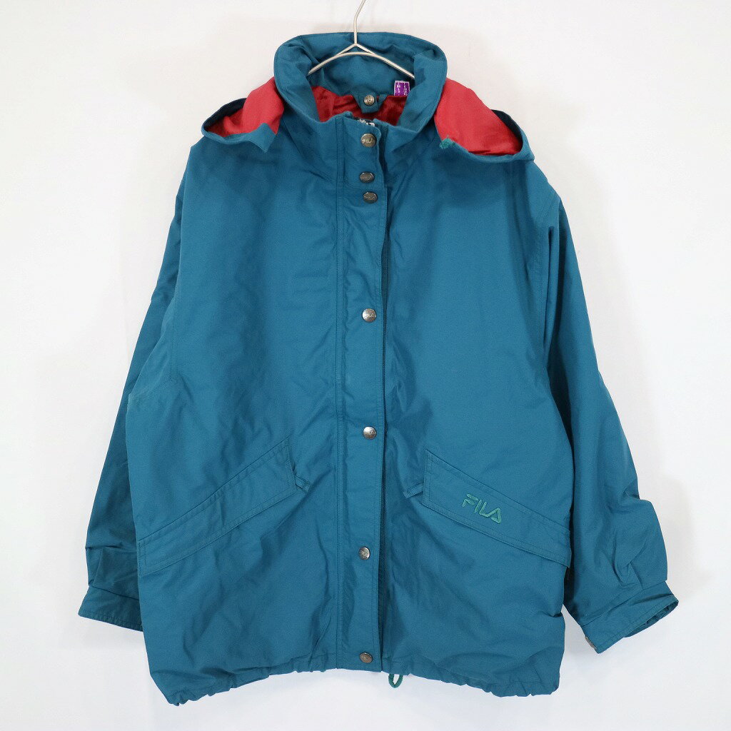 90年代 FILA フィラ GORE-TEX ゴアテックス マウンテンパーカー 防寒 防風 スキーウェア グリーン (メンズ L相当) N6670