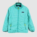 SALE/// Columbia コロンビア PRIMALOFT プリマロフト キルティング ジャケット アウトドア キャンプ ライトグリーン (キッズ M) N9628