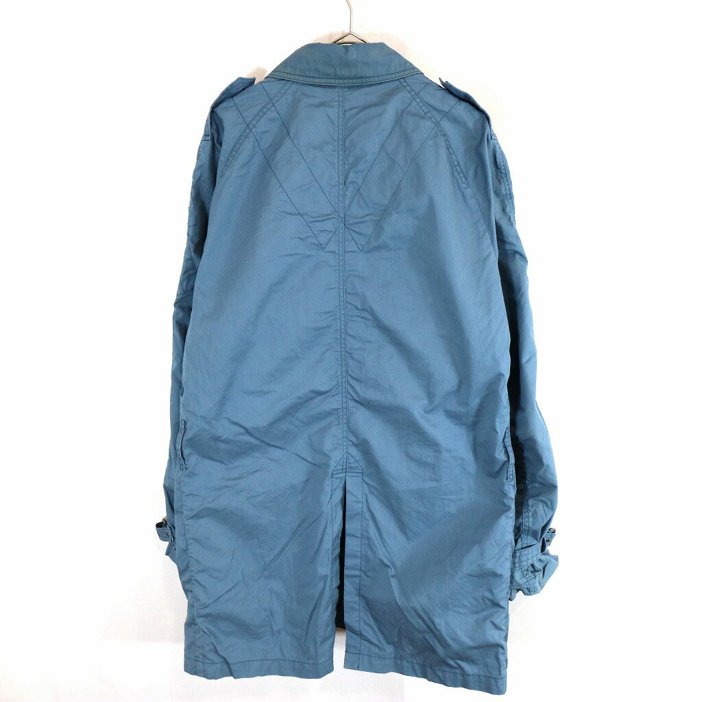 SALE/// BURBERRY BRIT バーバリーブリット コート 防寒 ヨーロッパ古着 ブルー (...