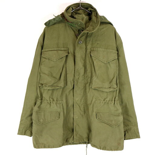 80年代 米軍実物 U.S.ARMY M-65 フィールドジャケット 3rd ミリタリー オリーブ (メンズ S) O0183