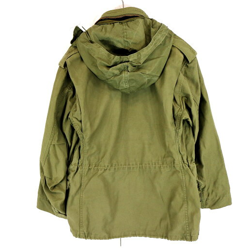 80年代 米軍実物 U.S.ARMY M-65 フィールドジャケット 3rd ミリタリー オリーブ (メンズ S) O0183