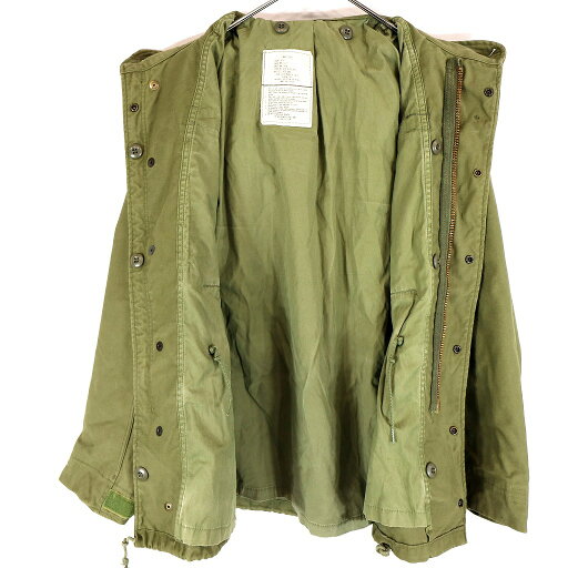 80年代 米軍実物 U.S.ARMY M-65 フィールドジャケット 3rd ミリタリー オリーブ (メンズ S) O0183