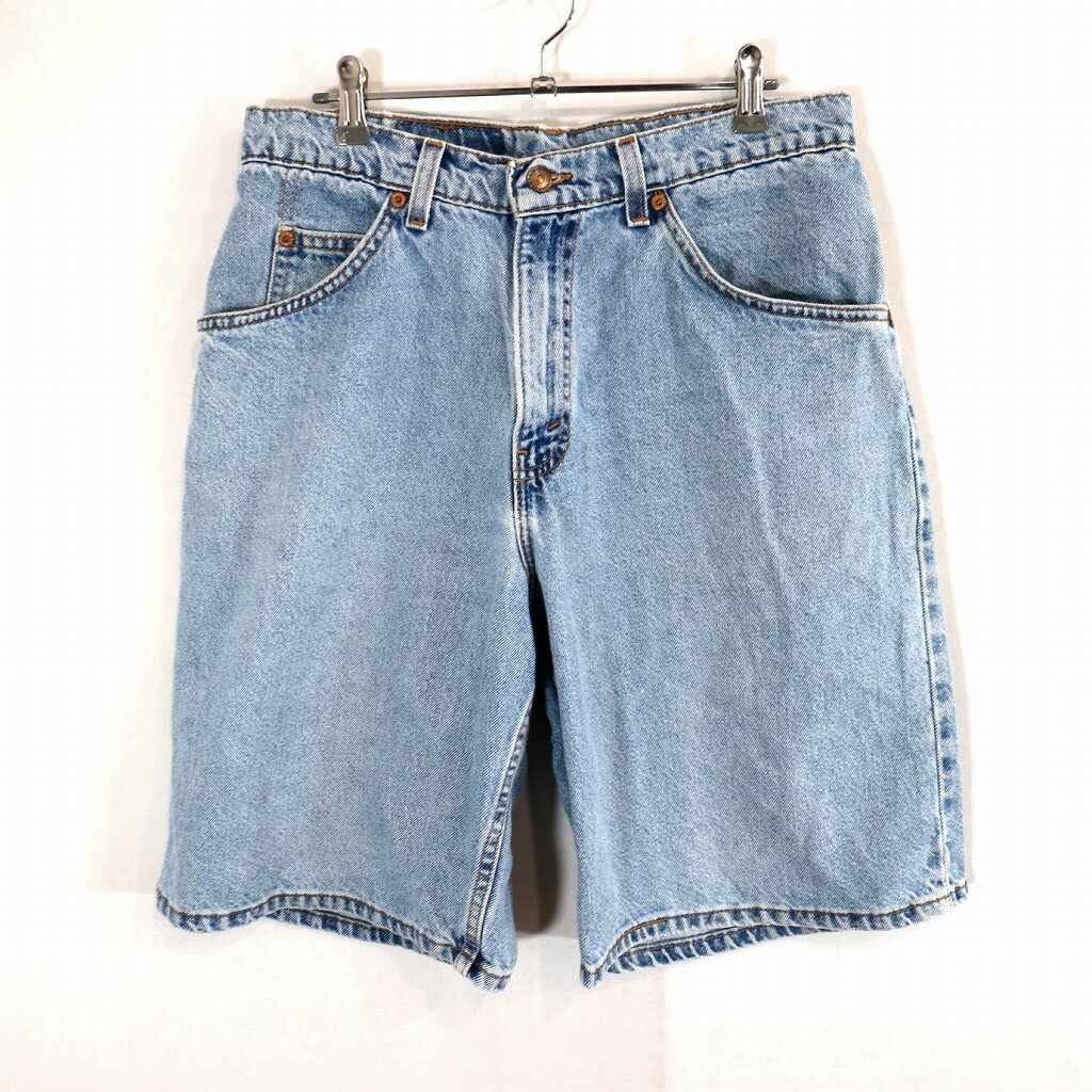 SALE/ 90年代 USA製 Levi's リーバイス 565 デニムショートパンツ 裏刻印575 オレンジタブ インディゴブルー (メンズ 31×13) O0374のサムネイル