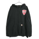 Carhartt カーハート パーカー ワーク ブラック (メンズ XL) 中古 古着 O1138