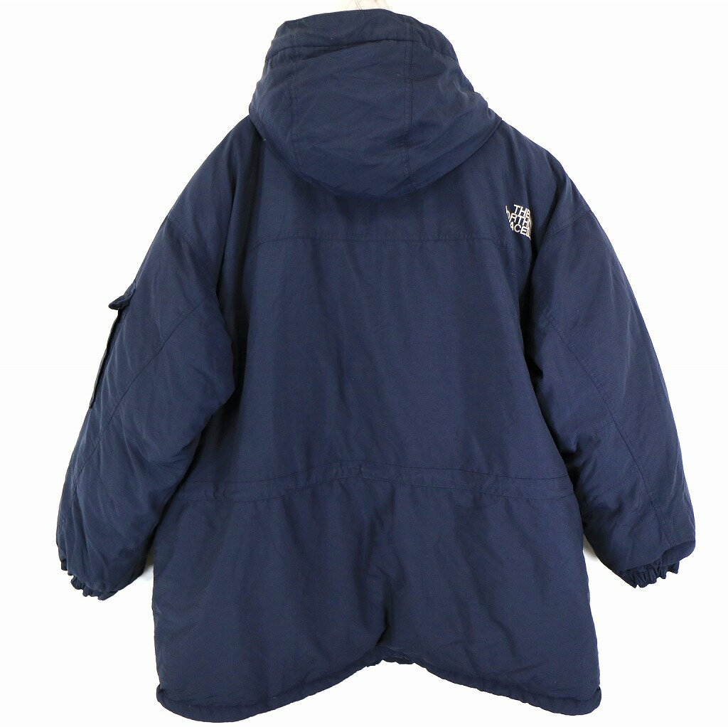 THE NORTH FACE ノースフェイス マクマードパーカー ダウンジャケット アウトドア キャンプ 登山 ネイビー (メンズ XXXL) O1495 中古 古着