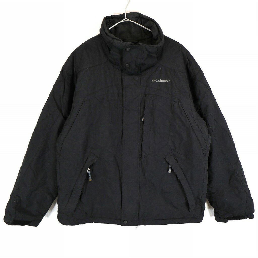 Columbia コロンビア 中綿 ジャケット アウトドア キャンプ 登山 ブラック (メンズ L) 中古 古着 O1914