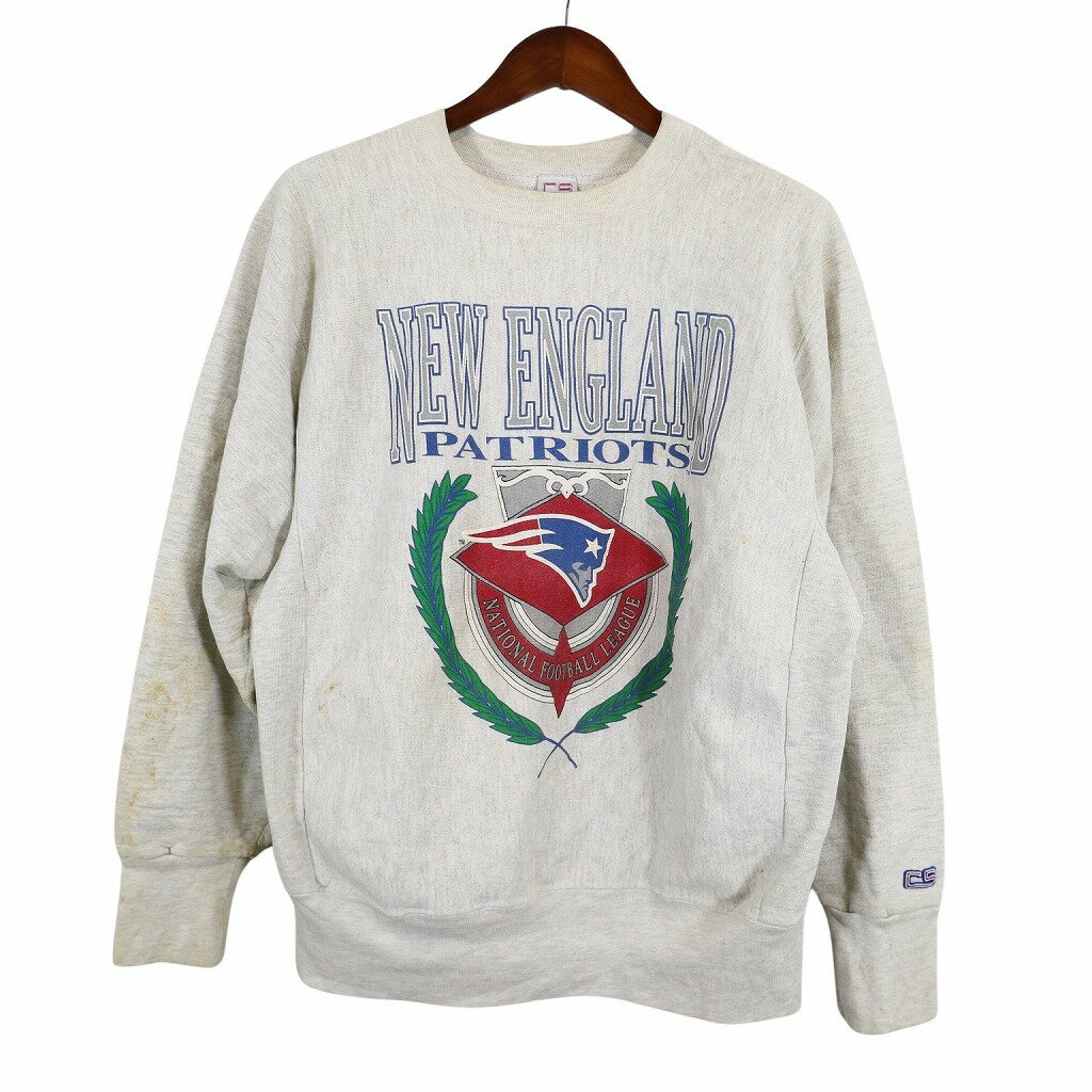 90年代 USA製 Cable Sportswear カレッジプリント スウェット リバースタイプ グレー (メンズ L) 中古 ..