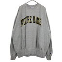 90N Champion `sI NOTRE DAMEXEFbg 傫TCY hJ ێ g[i[ O[ (Y XXL)  Ò O3853