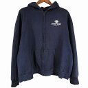 SALE///// 2000年代〜 USA製 CAMBER キャンバー フルジップダブルフェイスフーディ パーカー ネイビー (レディース 2XL) 中古 古着...
