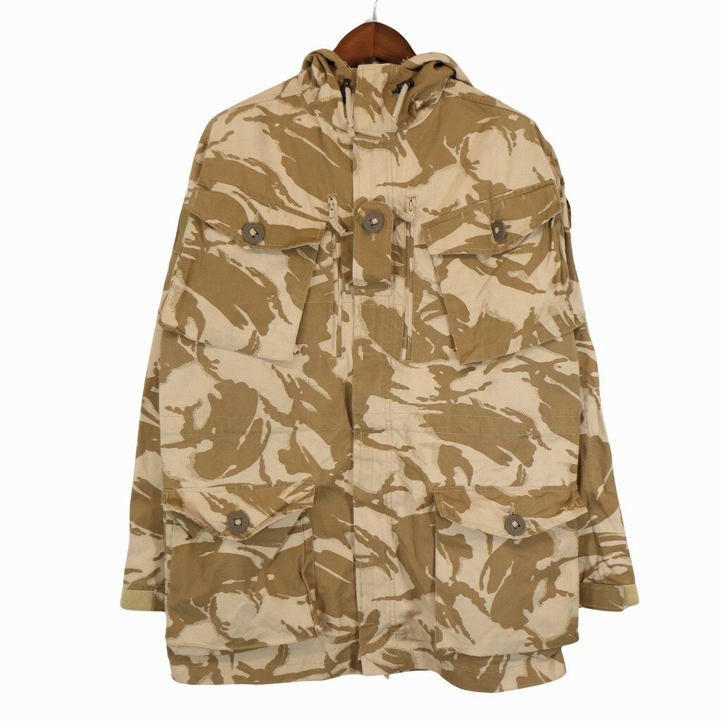 イギリス軍 British Army コンバット スモック ミリタリージャケット ユーロ DPMカモ (メンズ 180/96) O6544