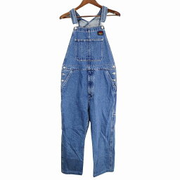 Levi's リーバイス デニムオーバーオール ワーク アメカジ ブルー (メンズ M) 中古 古着 O7587