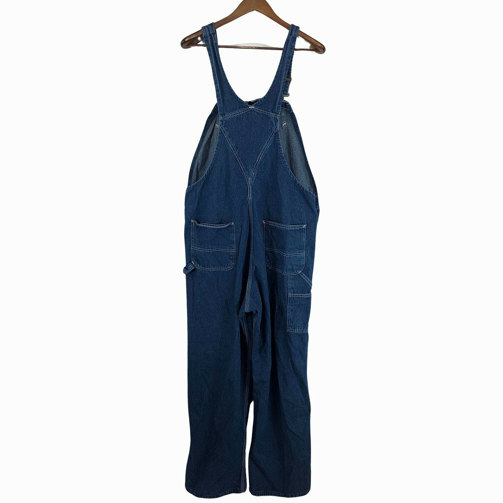 Carhartt カーハート デニムビブオーバーオール ワーク インディゴ (メンズ 38×32) 中古 古着 O7664