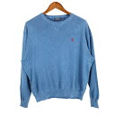 Polo by Ralph Lauren ポロバイラルフローレン セーター スウェット アメカジ ライトブルー (メンズ L) O7956(4)