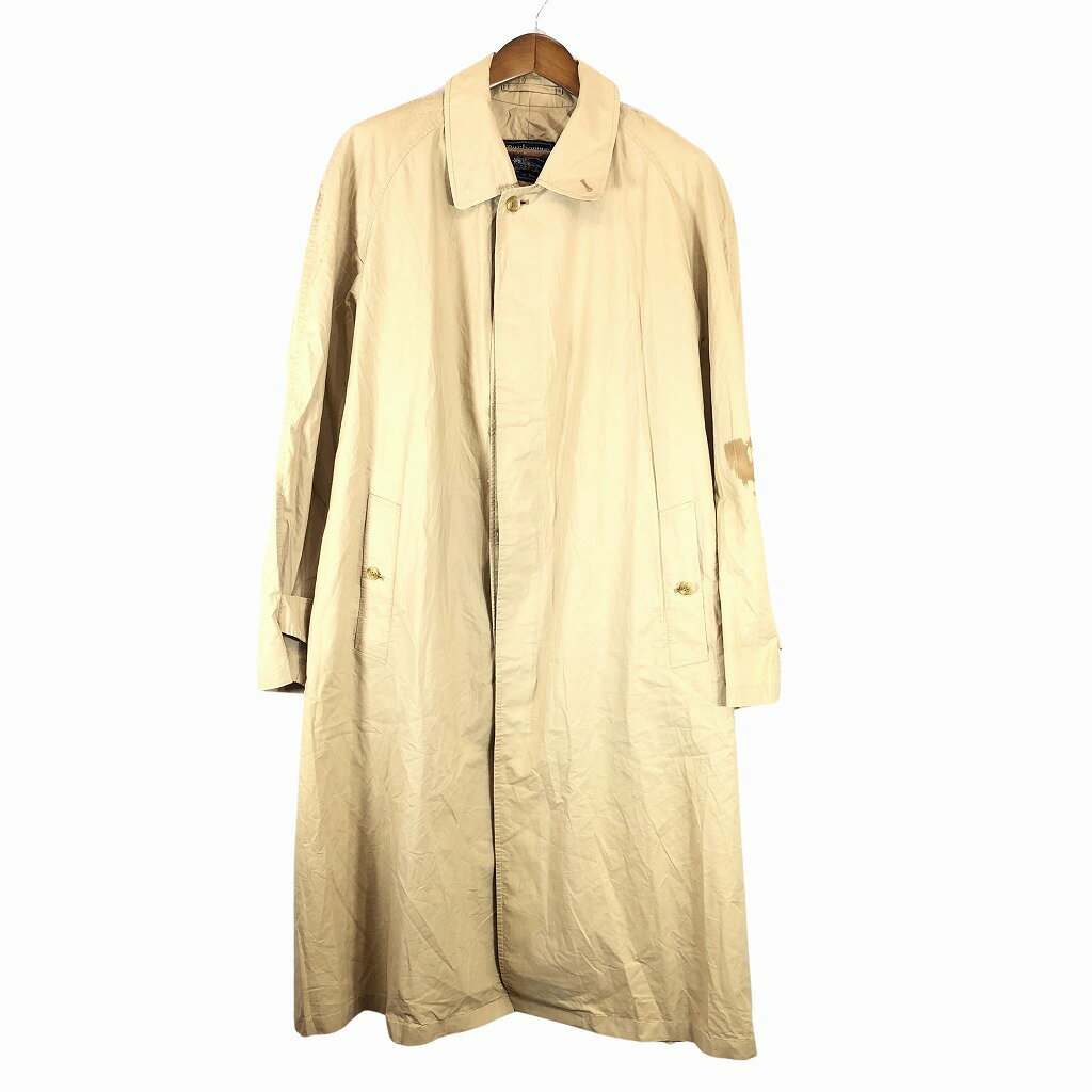 Rakuten - イングランド製 Burberrys バーバリーズ コート 比翼 ベージュ (メンズ M) 中古 古着 O8325