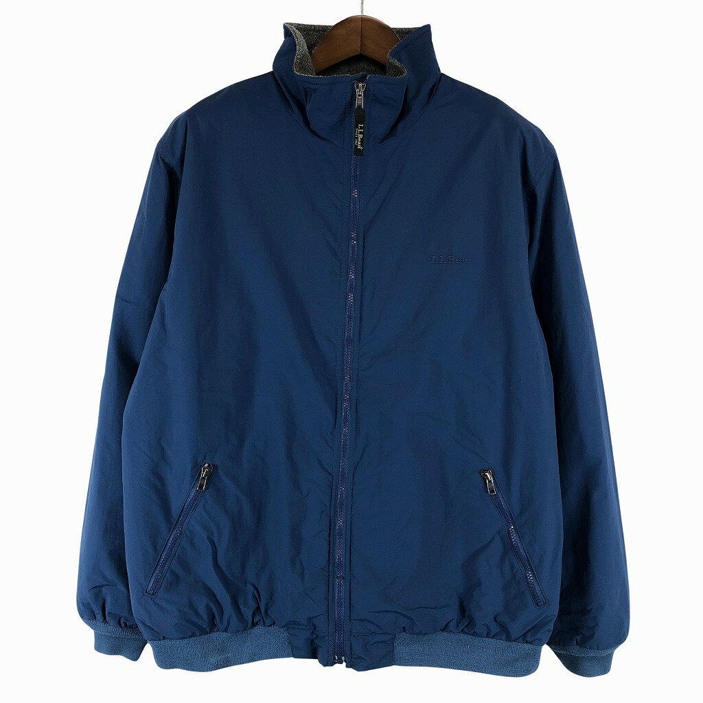 L.L.Bean エルエルビーン ワンポイントロゴ ナイロンジャケット アウトドア ブルー (メンズ XL) P0136のサムネイル