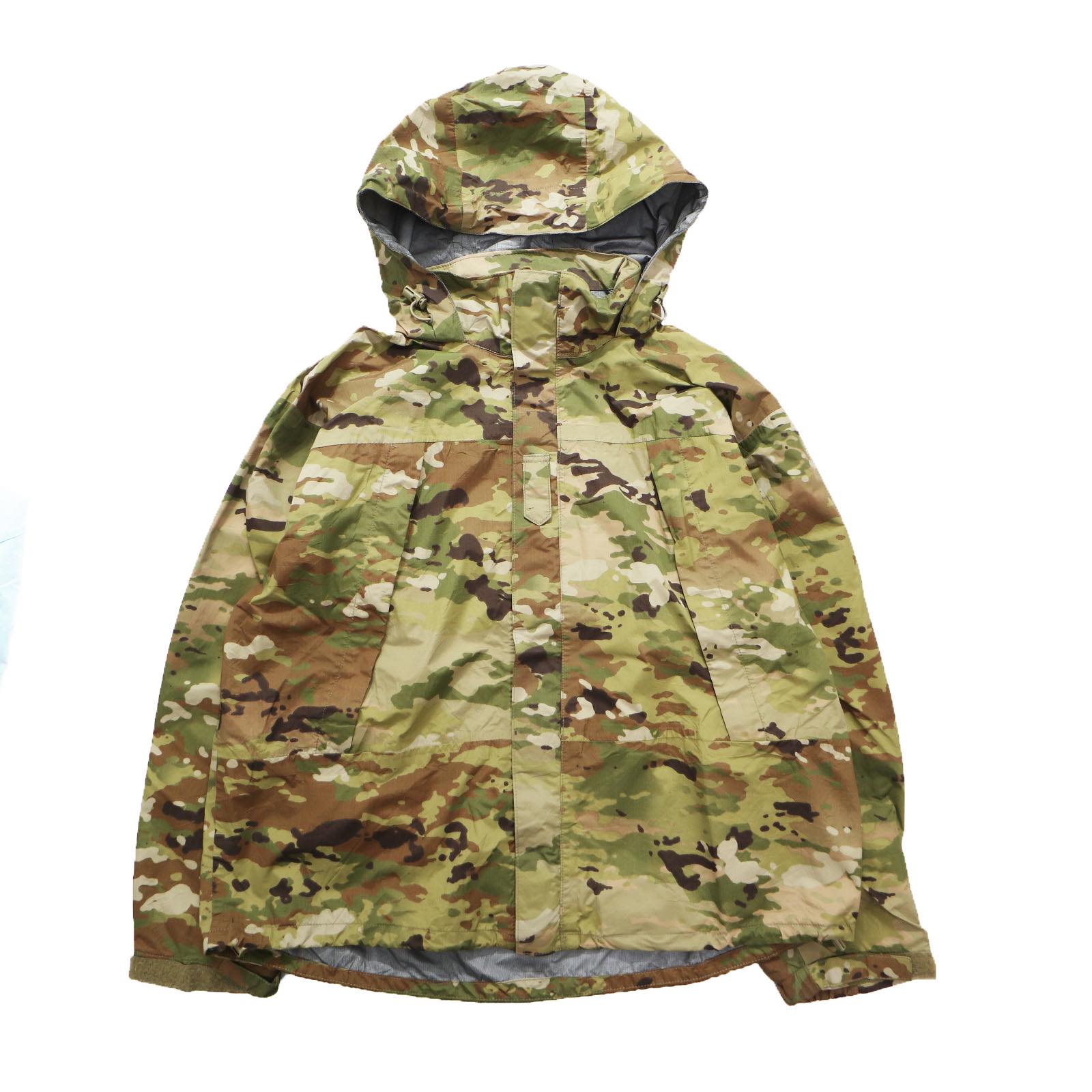 米軍実物 U.S.ARMY ECWCS GEN3 level6 GORE-TEX ハードシェル ジャケット 防水 ミリタリー マルチカム カーキ (メンズ L) 中古 古着 P2197