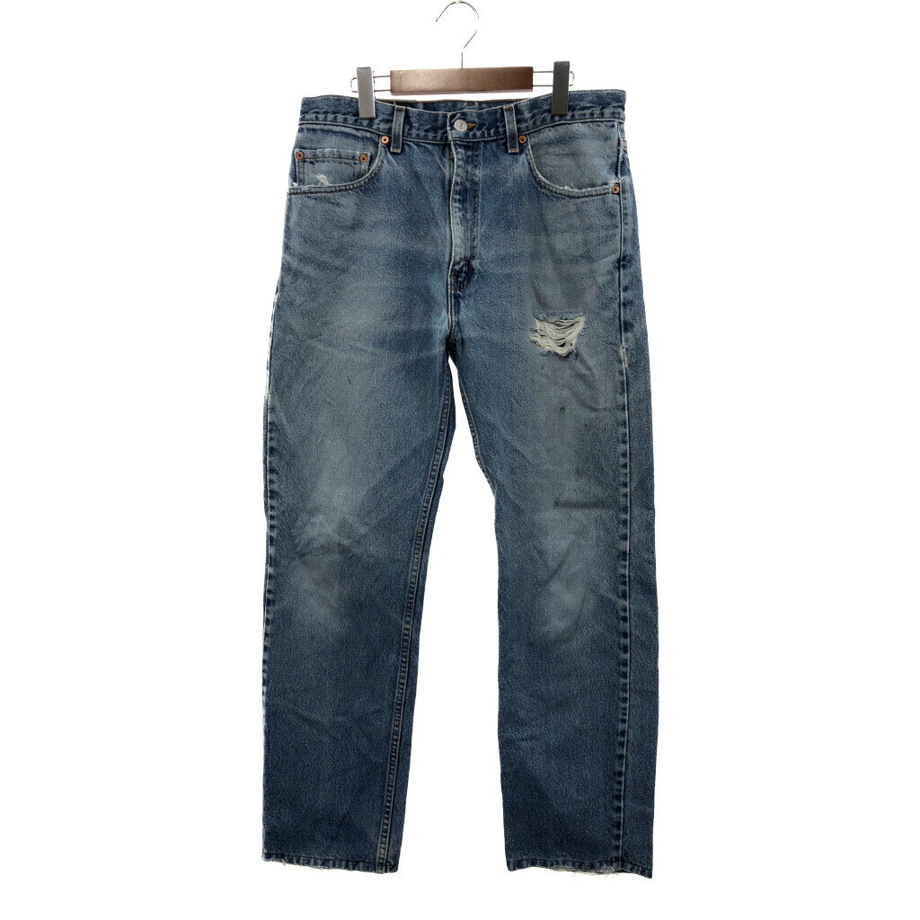 90N USA Levi's [oCX 505 e[p[h fjpc AJW u[ (Y 34~32)  Ò P2118