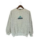 90年代 adidas アディダス EQUIPMENT スウェット グレー (メンズ M相当) P4015