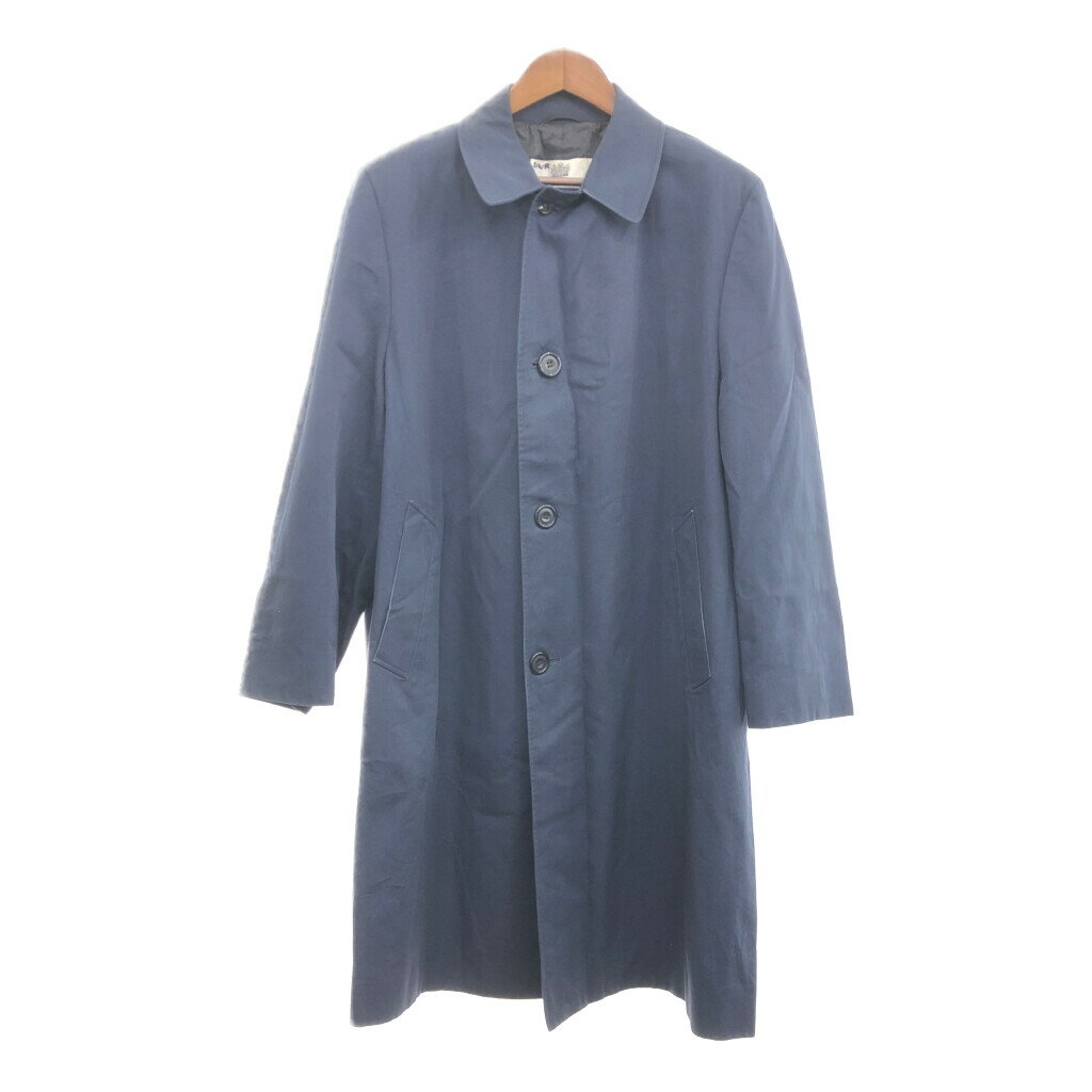 SALE/// 80年代 カナダ製 Aquascutum アクアスキュータム コート フォーマル ネイビー (レディース -- ) 中古 古着 P4706