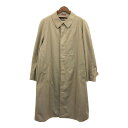 SALE///// 90年代 BARACUTA バラクータ ステンカラー コート カジュアル アウター ブラウン (メンズ 42 LONG) 中古 古着 P5440