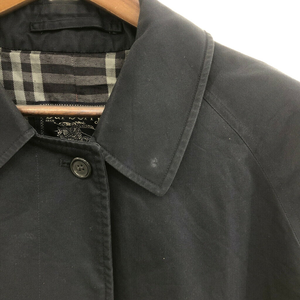 90年代 イングランド製 Burberrys バーバリーズ ステンカラーコート ヨーロッパ古着 グレー (レディース 20) 中古 古着 P5548
