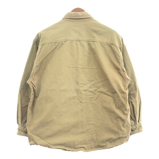 Carhartt カーハート ワークジャケット ダック地 裏チェック柄 ブラウン (メンズ L) 中古 古着 P5598