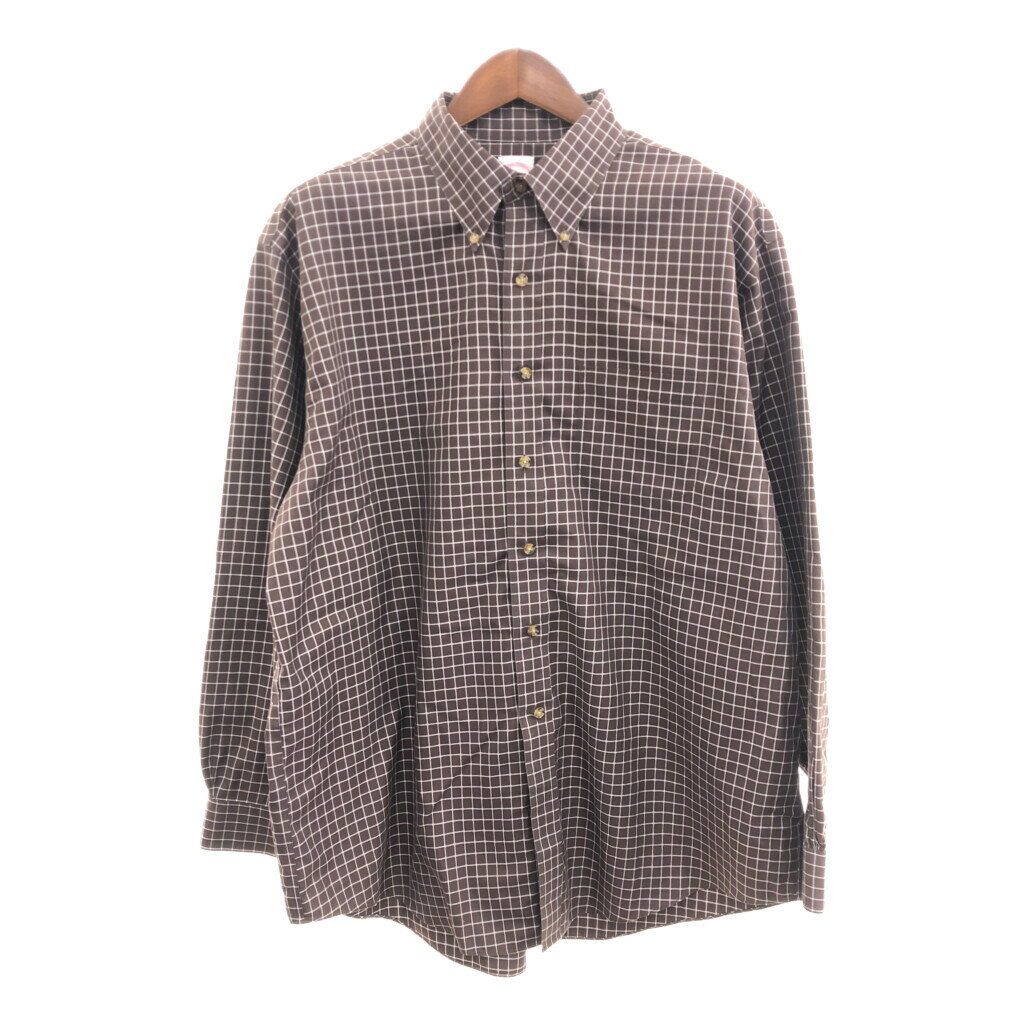 SALE///// 2000N` Brooks Brothers ubNXuU[Y Rbg {^_E `FbN Vc uE (Y XL)  Ò p5726