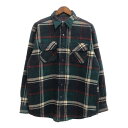 SALE///// 80年代 WOOLRICH ウールリッチ ウール チェック ネルシャツ トップス アメカジ カジュアル マルチカラー (メンズ XL) 中古 古着 P5970