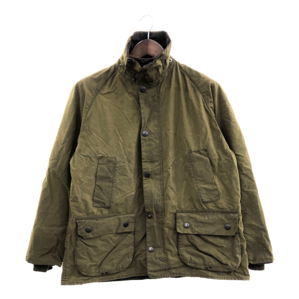 イングランド製 Barbour バブアー CLASSIC BEDALE ビデイル オイルドジャケット ユーロ カーキ (メンズ L相当) 中古 古着 P6609